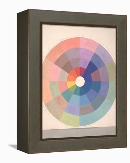 Rudolph Schaeffer, Color Wheel; Archive of American Art-null-Framed Stretched Canvas