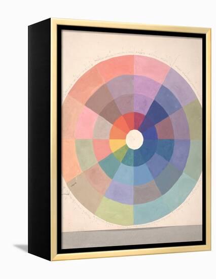 Rudolph Schaeffer, Color Wheel; Archive of American Art-null-Framed Stretched Canvas