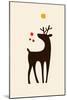 Rudolph Searching for His Nose-Kubistika-Mounted Giclee Print