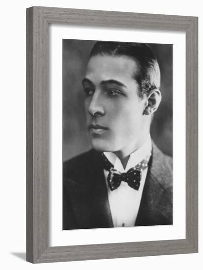 Rudolph Valentino (1895-192), Italian Actor-J Beagles & Co-Framed Photographic Print