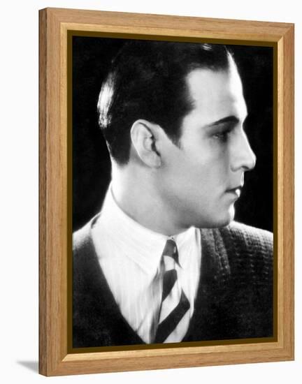 Rudolph Valentino, 1920s-null-Framed Stretched Canvas