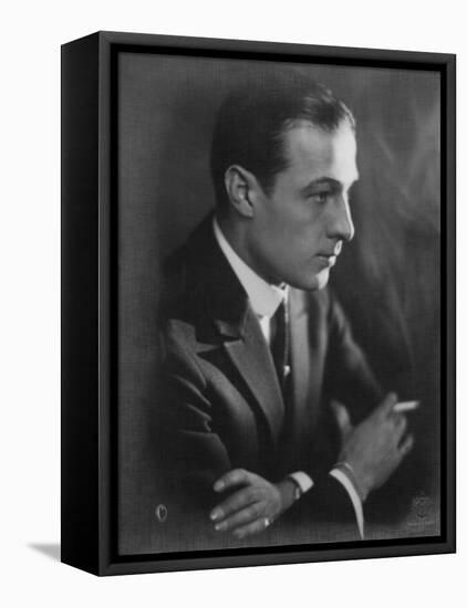 Rudolph Valentino, 1920s-null-Framed Stretched Canvas