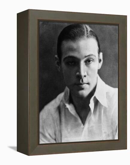 Rudolph Valentino, 1923-null-Framed Stretched Canvas