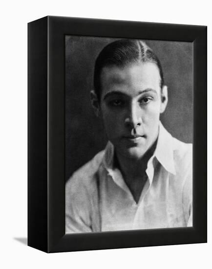 Rudolph Valentino, 1923-null-Framed Stretched Canvas