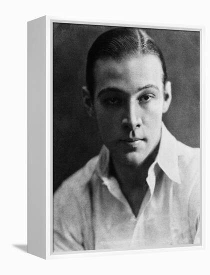 Rudolph Valentino, 1923-null-Framed Stretched Canvas