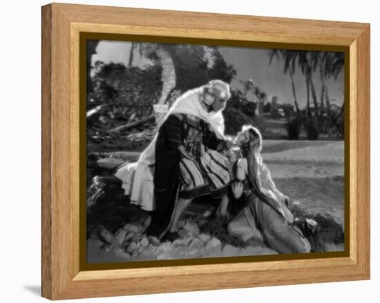 Rudolph Valentino; Agnes Ayres. "The Son of the Sheik" [1926], Directed by George Fitzmaurice.-null-Framed Premier Image Canvas