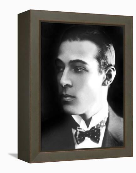 Rudolph Valentino, c.1921-null-Framed Stretched Canvas