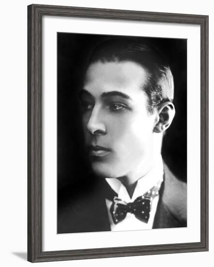 Rudolph Valentino, c.1921--Framed Photo