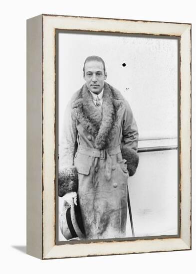 Rudolph Valentino, c.1925-null-Framed Premier Image Canvas