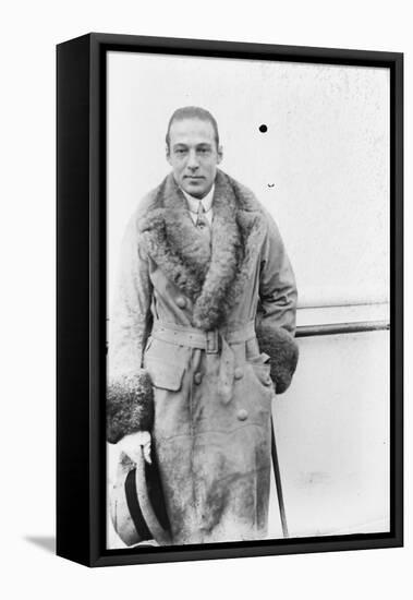 Rudolph Valentino, c.1925-null-Framed Premier Image Canvas