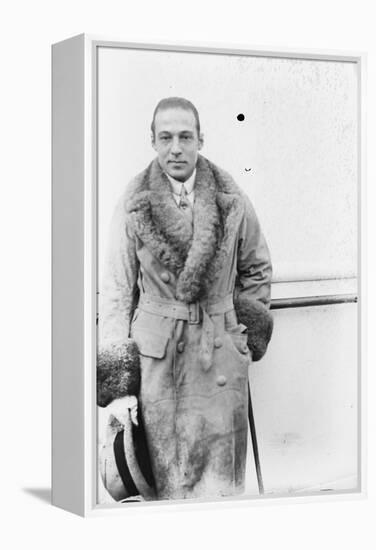 Rudolph Valentino, c.1925-null-Framed Premier Image Canvas