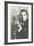 Rudolph Valentino with Dog-null-Framed Art Print