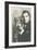 Rudolph Valentino with Dog-null-Framed Art Print