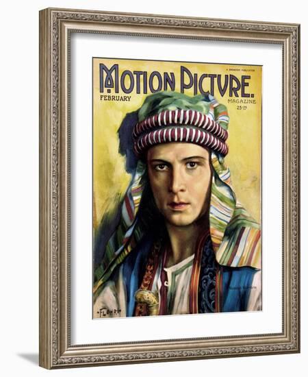 Rudolph Valentino-null-Framed Art Print