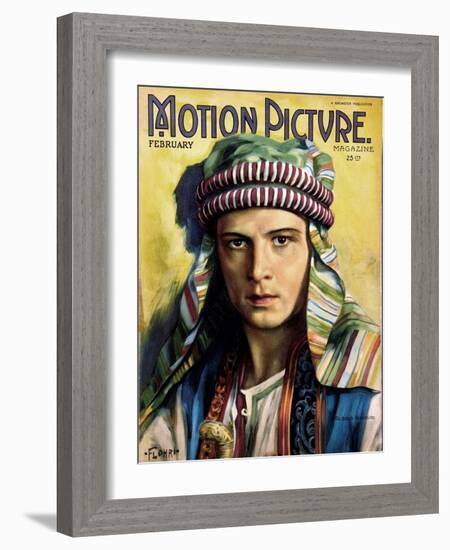 Rudolph Valentino-null-Framed Art Print