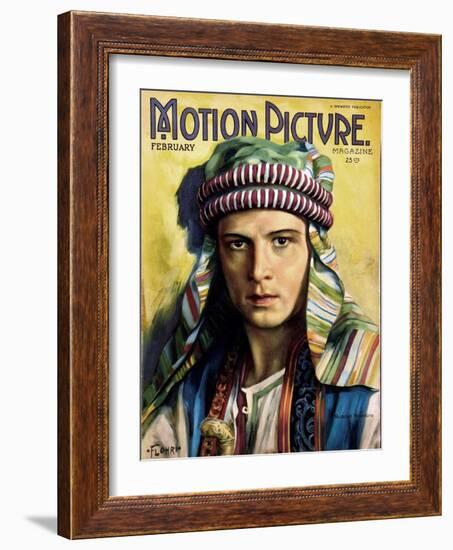 Rudolph Valentino-null-Framed Art Print