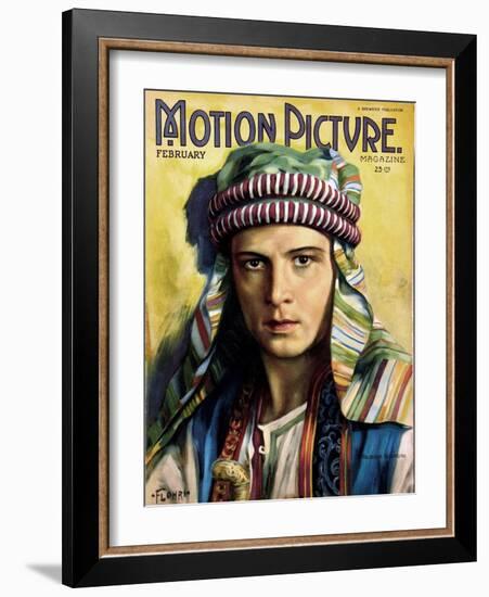 Rudolph Valentino-null-Framed Art Print