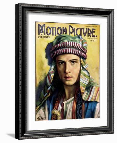 Rudolph Valentino-null-Framed Art Print