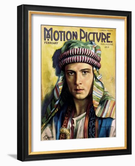 Rudolph Valentino-null-Framed Art Print