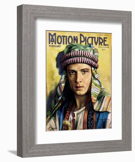 Rudolph Valentino-null-Framed Art Print