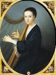 Portrait of Maddalena Goujon at the Harp-Rudolph von Alt-Giclee Print