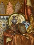 A Still Life with Moroccan Objects (Oil on Panel)-Rudolphe Ernst-Giclee Print