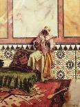 A Still Life with Moroccan Objects (Oil on Panel)-Rudolphe Ernst-Giclee Print