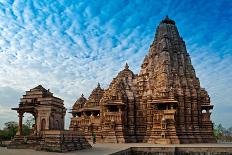 Kandariya Mahadeva Temple, Khajuraho, India, Unesco Heritage Site.-Rudra Narayan Mitra-Mounted Photographic Print