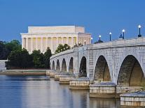 Arlington Memorial Bridge and Lincoln Memorial in Washington, DC-Rudy Sulgan-Photographic Print