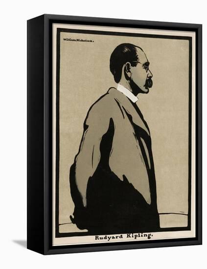 Rudyard Kipling (1865 - 1936), Pub. 1899 (Colour Lithograph)-William Nicholson-Framed Premier Image Canvas