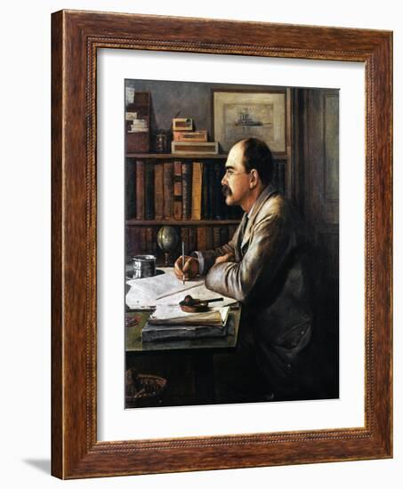 Rudyard Kipling (1865-1936)-Philip Burne-Jones-Framed Giclee Print