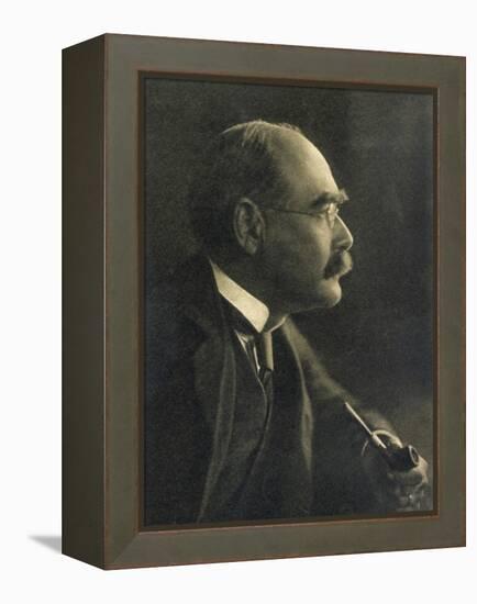 Rudyard Kipling English Writer-null-Framed Premier Image Canvas