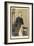Rudyard Kipling Photograph Taken in 1904-null-Framed Art Print