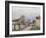 Rue a Veneux-Alfred Sisley-Framed Giclee Print