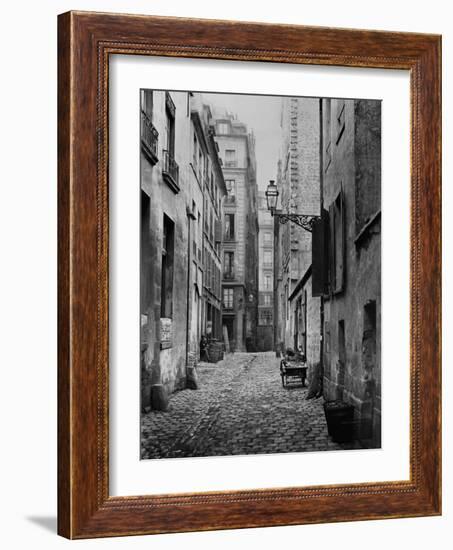 Rue Basse Des Ursins, Paris, 1858-78-Charles Marville-Framed Giclee Print