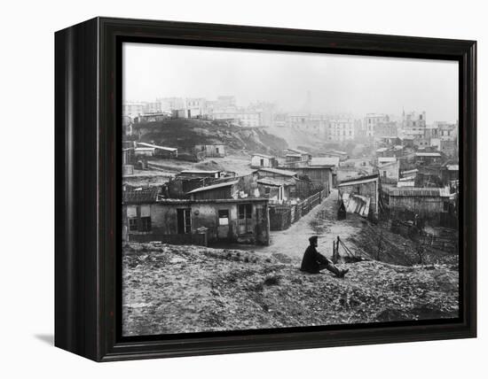 Rue Champlain, a Group of Huts, 1858-78-Charles Marville-Framed Premier Image Canvas