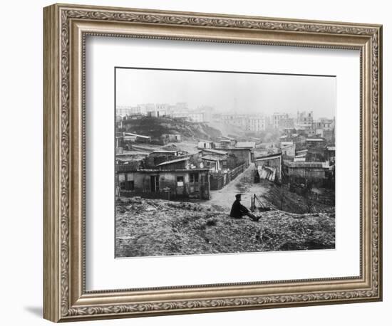 Rue Champlain, a Group of Huts, 1858-78-Charles Marville-Framed Giclee Print