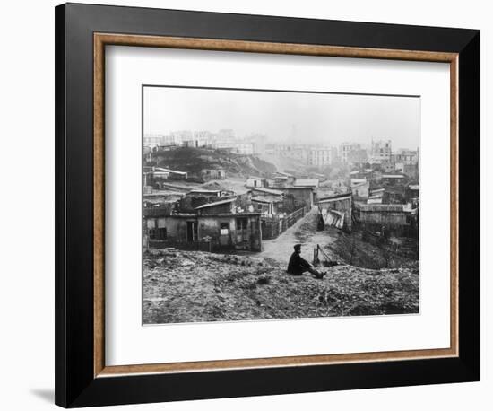 Rue Champlain, a Group of Huts, 1858-78-Charles Marville-Framed Giclee Print