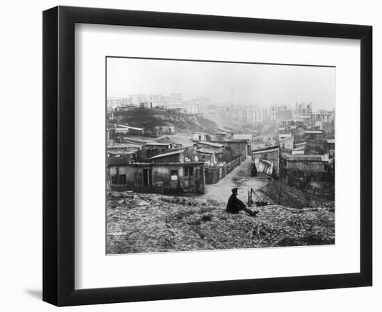 Rue Champlain, a Group of Huts, 1858-78-Charles Marville-Framed Giclee Print