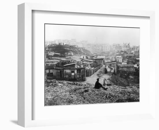 Rue Champlain, a Group of Huts, 1858-78-Charles Marville-Framed Giclee Print