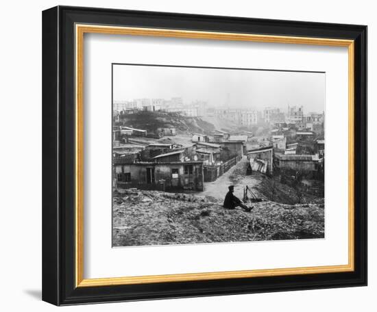 Rue Champlain, a Group of Huts, 1858-78-Charles Marville-Framed Giclee Print