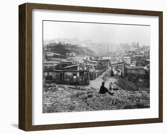 Rue Champlain, a Group of Huts, 1858-78-Charles Marville-Framed Giclee Print