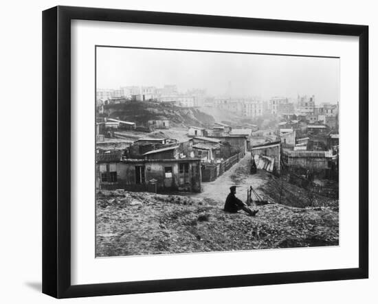 Rue Champlain, a Group of Huts, 1858-78-Charles Marville-Framed Giclee Print