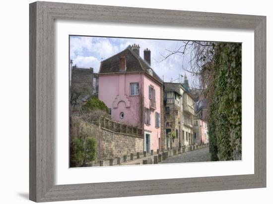 Rue de L’Abreuvoir I-Cora Niele-Framed Giclee Print