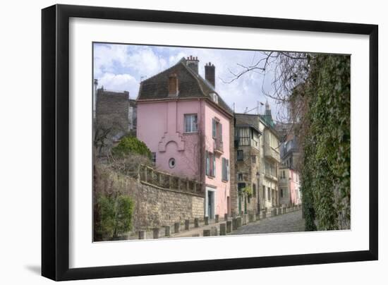 Rue de L’Abreuvoir I-Cora Niele-Framed Giclee Print