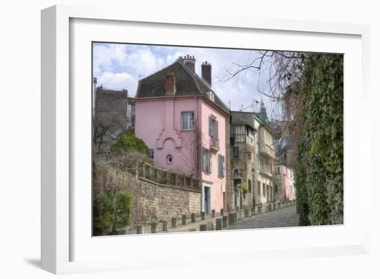 Rue de L’Abreuvoir I-Cora Niele-Framed Giclee Print