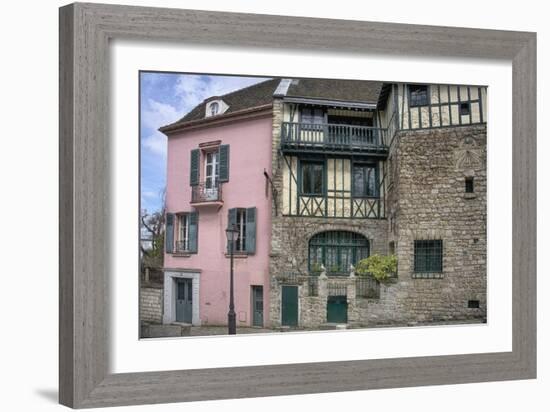 Rue de L’Abreuvoir II-Cora Niele-Framed Giclee Print