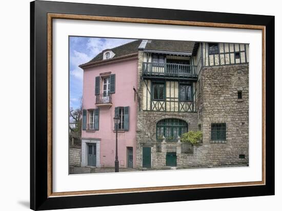 Rue de L’Abreuvoir II-Cora Niele-Framed Giclee Print