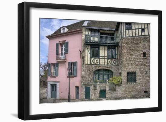 Rue de L’Abreuvoir II-Cora Niele-Framed Giclee Print