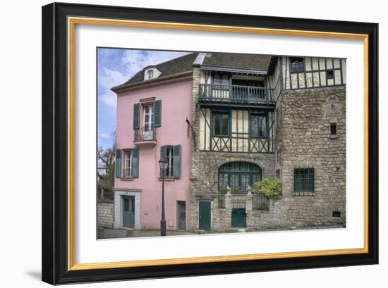 Rue de L’Abreuvoir II-Cora Niele-Framed Giclee Print